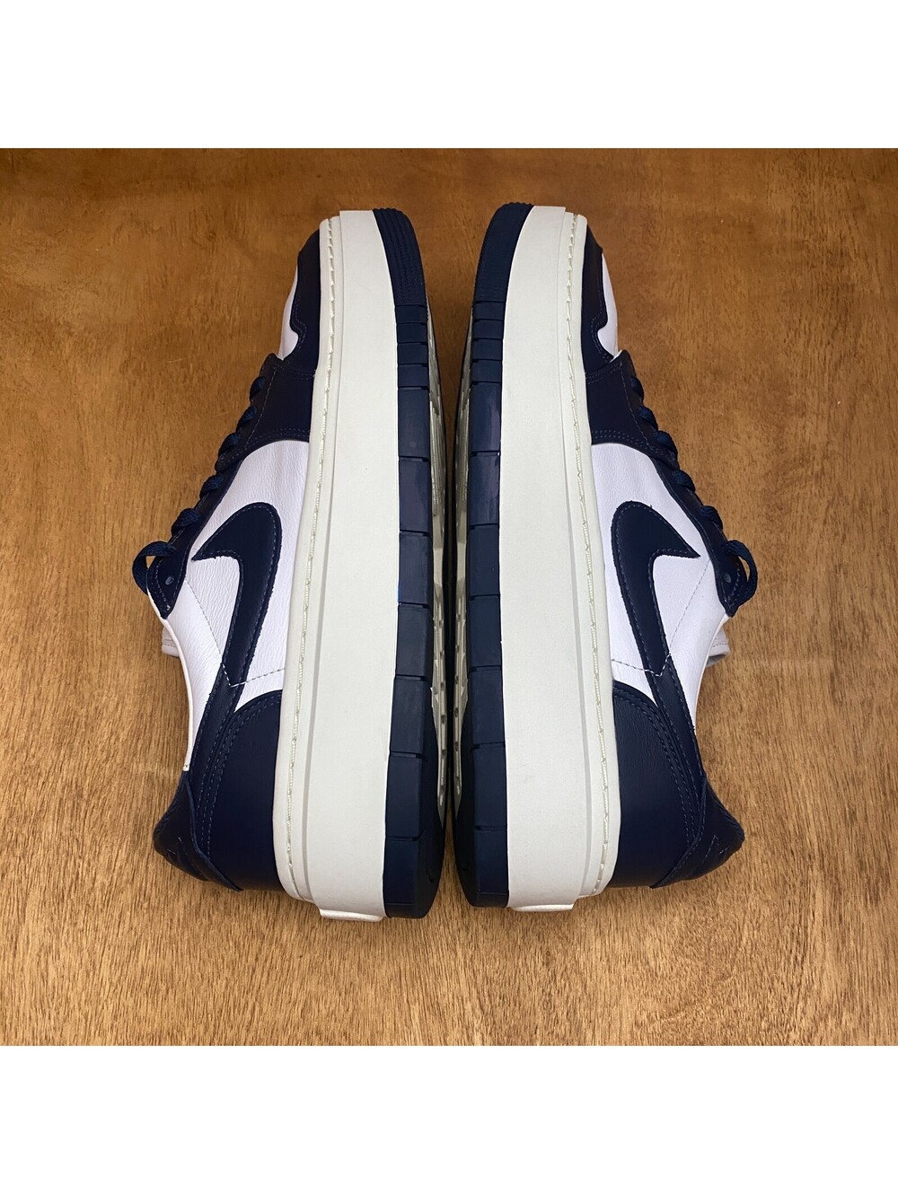 Nike Air Jordan 1 Elevate Low Shoes Womens 11.5 Navy White Sneakers DH7004-141 - Picture 6 of 15